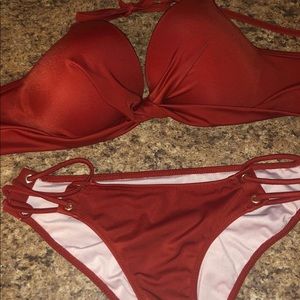 Red Padded Bikini